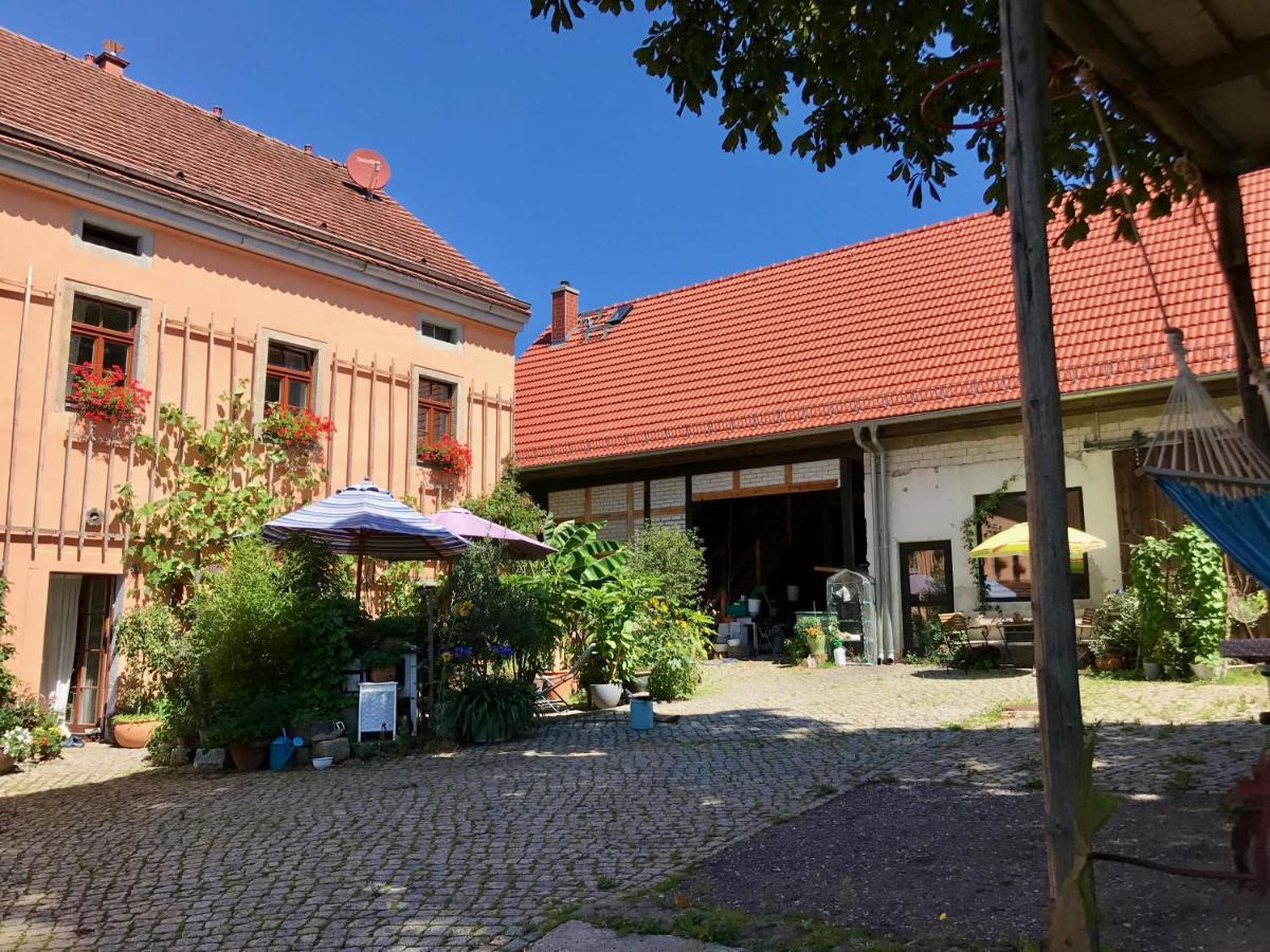 Ferienwohnung alter Bauernhof Dresden Exterior foto